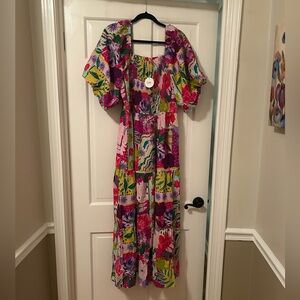 Colorful Floral Maxi Dress